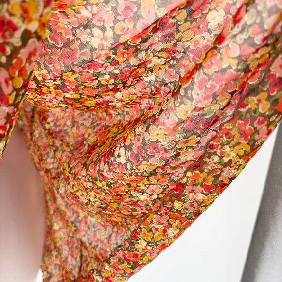 NEW Victoria's Secret Babydoll Slip Nightie Nightgown Floral Sleep Dress L Sheer - Picture 6 of 7